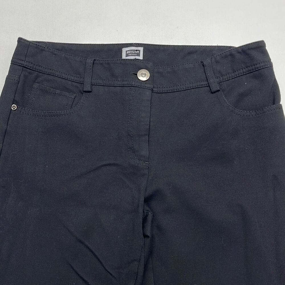 RENUAR Women’s 6P Black Stretchy Straight Leg Pant